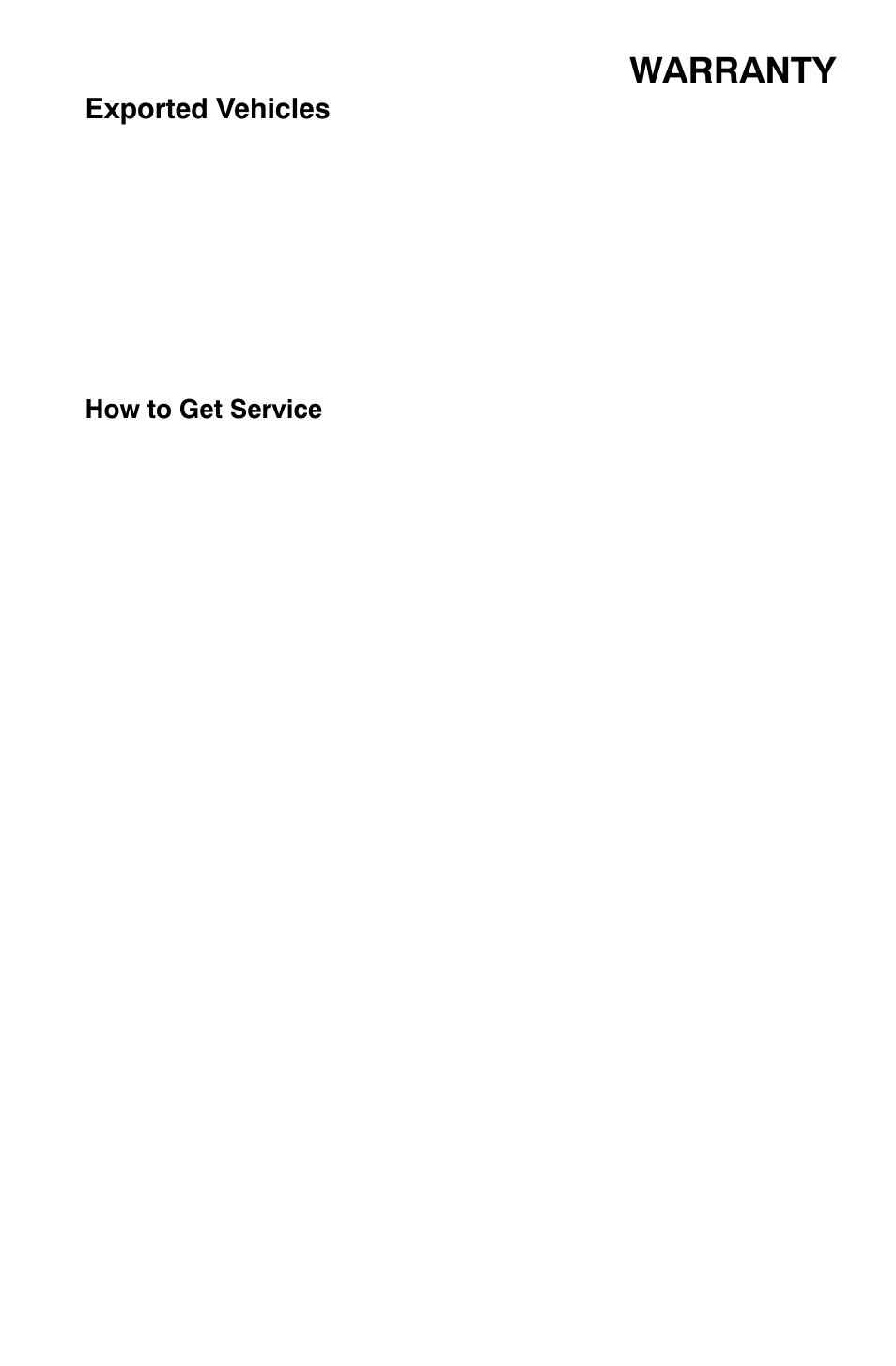 Warranty | Polaris Sportsman 500 EFI X2 User Manual | Page 153 / 157