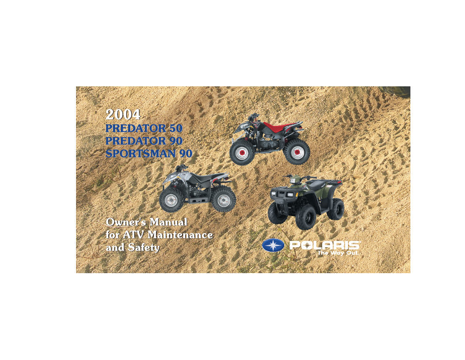 Polaris Sprotsman 90 User Manual | 188 pages