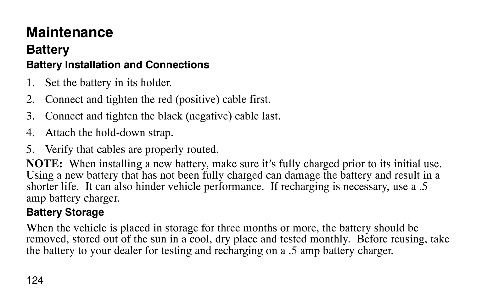Maintenance | Polaris Sprotsman 90 User Manual | Page 126 / 188