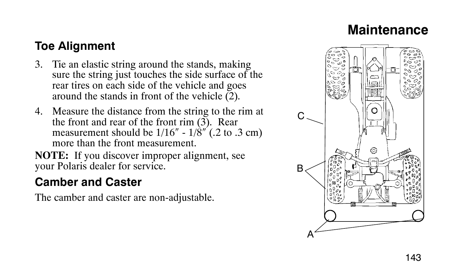 Maintenance | Polaris Sprotsman 90 User Manual | Page 145 / 188