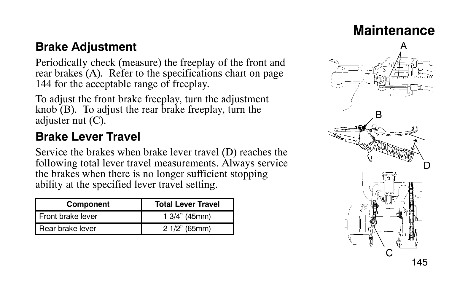 Maintenance | Polaris Sprotsman 90 User Manual | Page 147 / 188