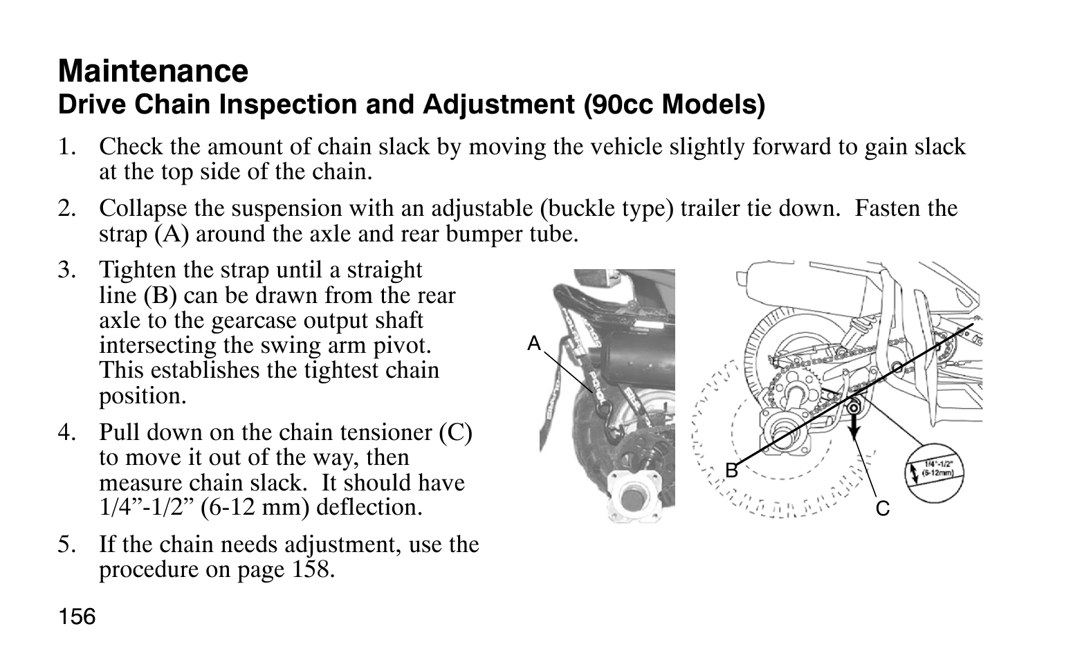 Maintenance | Polaris Sprotsman 90 User Manual | Page 158 / 188