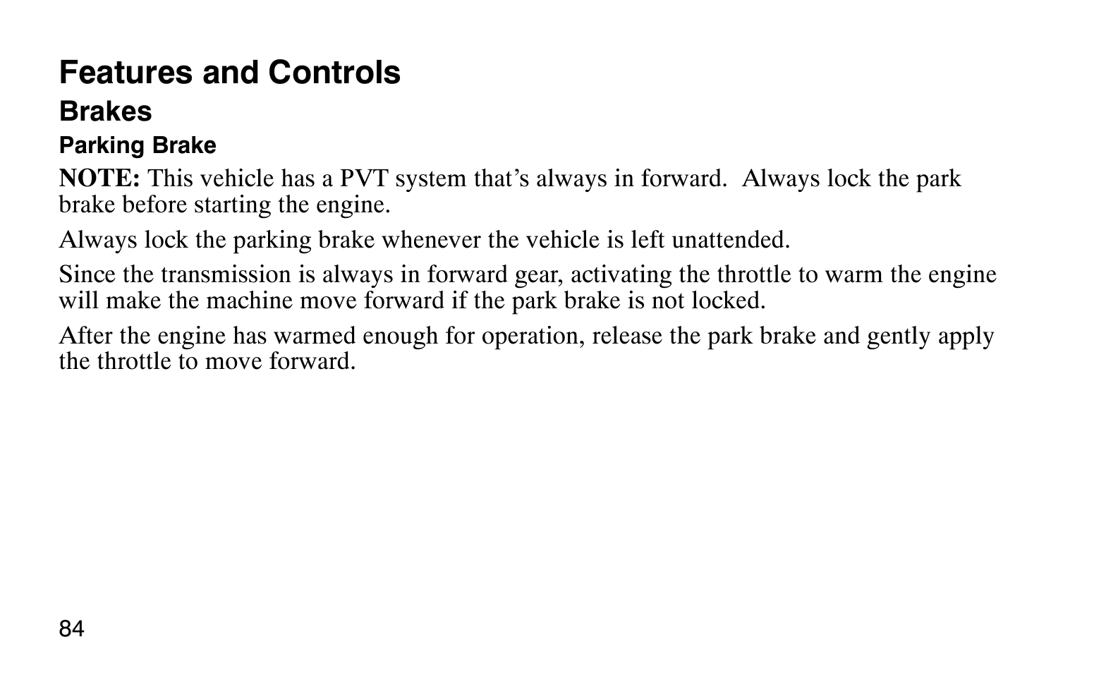 Features and controls | Polaris Sprotsman 90 User Manual | Page 86 / 188