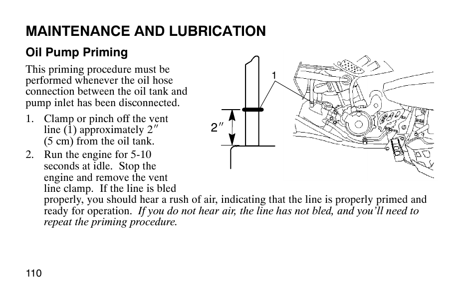 Maintenance and lubrication | Polaris 9919510 User Manual | Page 113 / 187