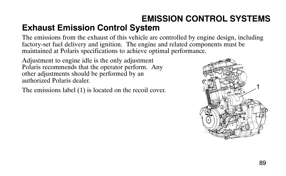Polaris 9919510 User Manual | Page 92 / 187
