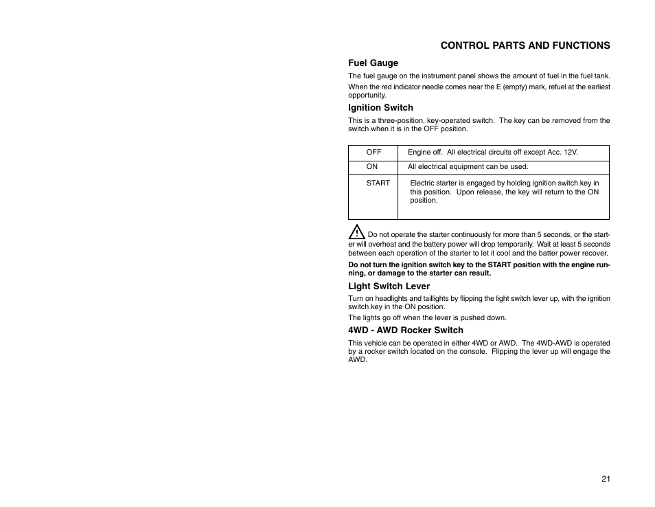Polaris 2009 99 Ranger User Manual | Page 30 / 104