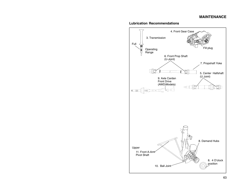 Maintenance | Polaris 2009 99 Ranger User Manual | Page 72 / 104