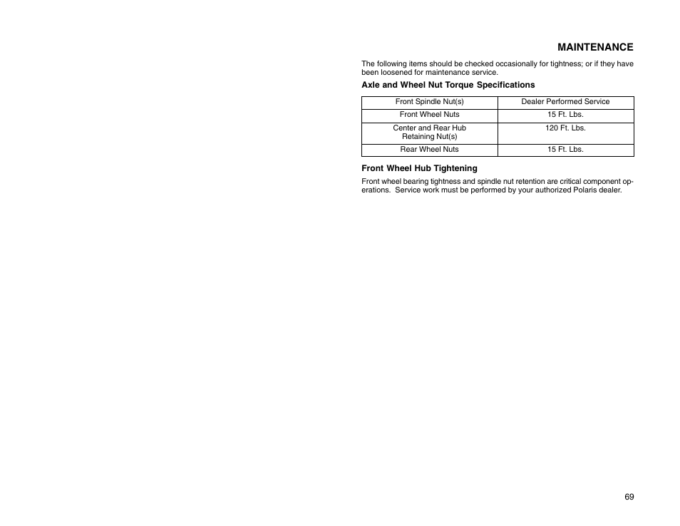 Polaris 2009 99 Ranger User Manual | Page 78 / 104