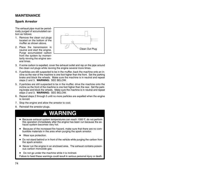 Warning | Polaris 2009 99 Ranger User Manual | Page 83 / 104