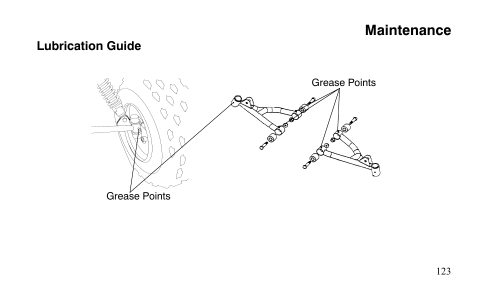 Maintenance | Polaris Sportsman 9921483 User Manual | Page 126 / 207