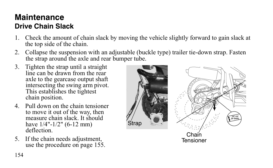 Maintenance | Polaris Sportsman 9921483 User Manual | Page 157 / 207