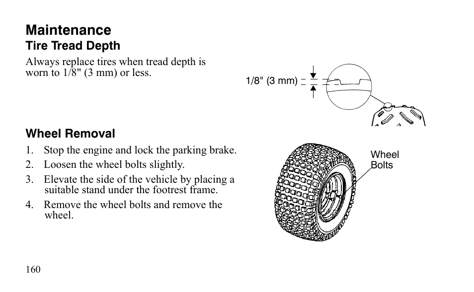 Maintenance | Polaris Sportsman 9921483 User Manual | Page 163 / 207