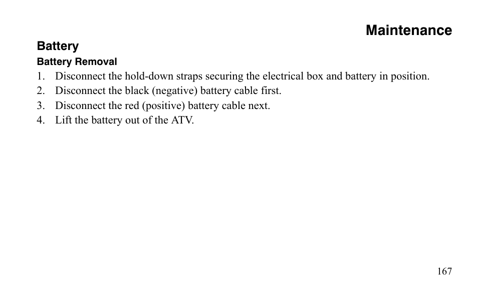 Maintenance | Polaris Sportsman 9921483 User Manual | Page 170 / 207