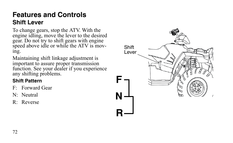 Fn r | Polaris Sportsman 9921483 User Manual | Page 75 / 207
