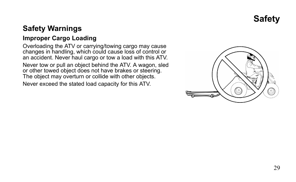 Safety | Polaris Sportsman 9921796 User Manual | Page 32 / 192