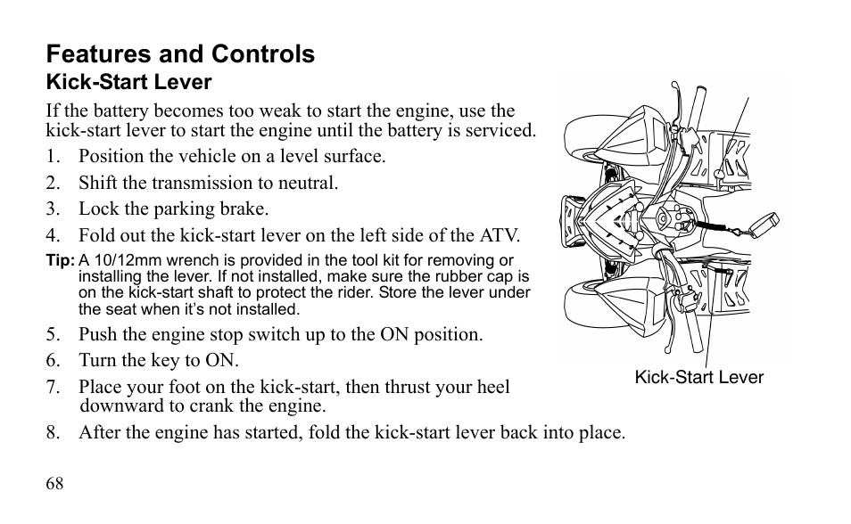 Features and controls | Polaris Sportsman 9921796 User Manual | Page 71 / 192