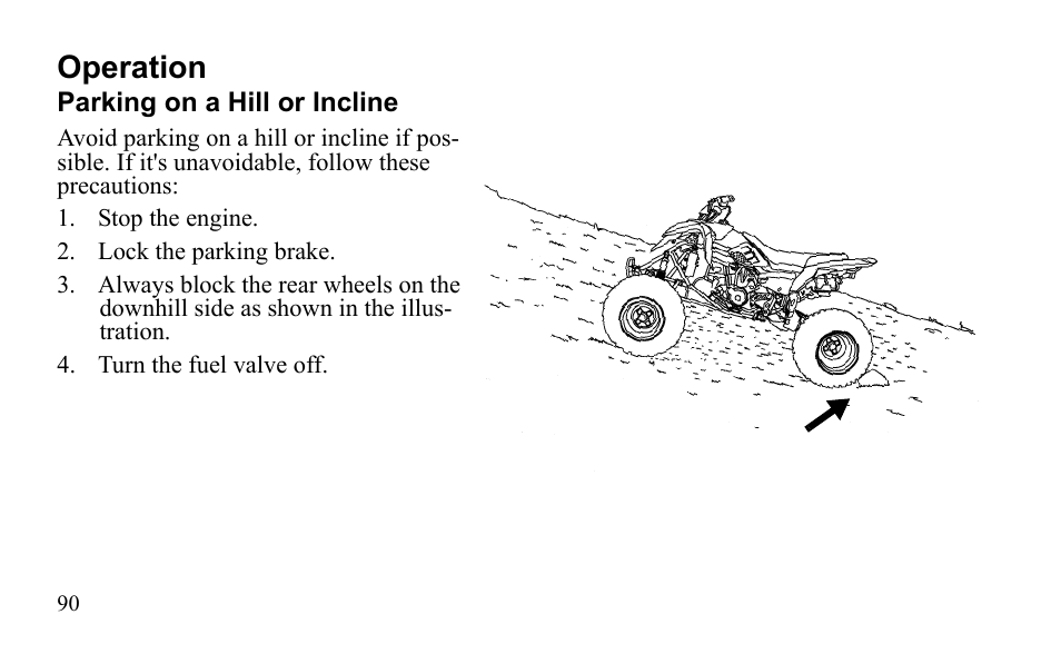 Operation | Polaris Sportsman 9921796 User Manual | Page 93 / 192