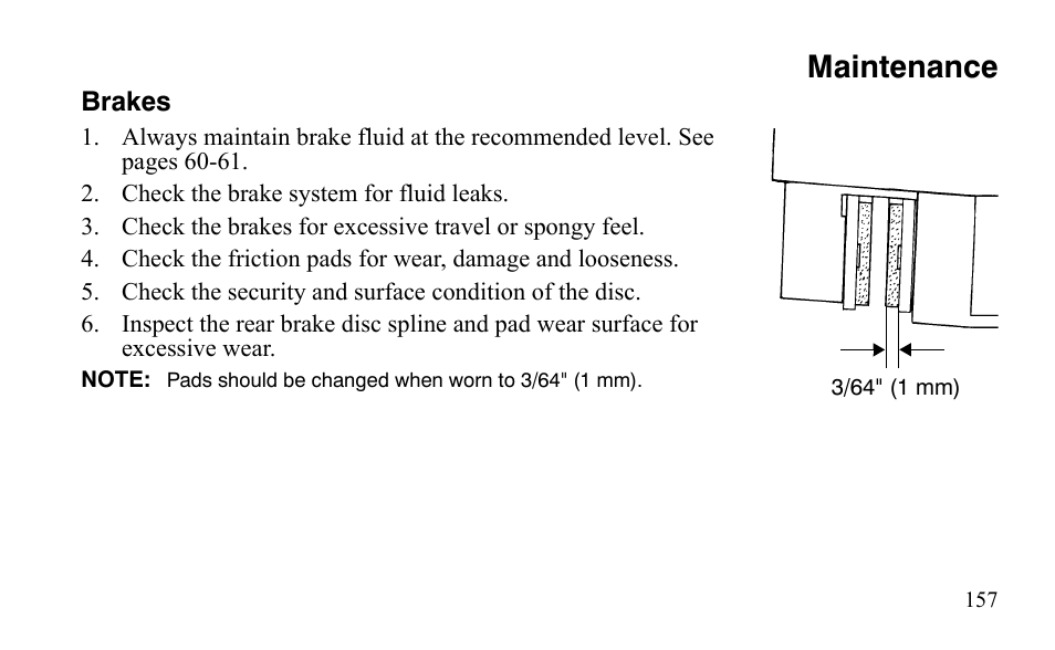 Maintenance | Polaris Outlaw 450 S User Manual | Page 160 / 218