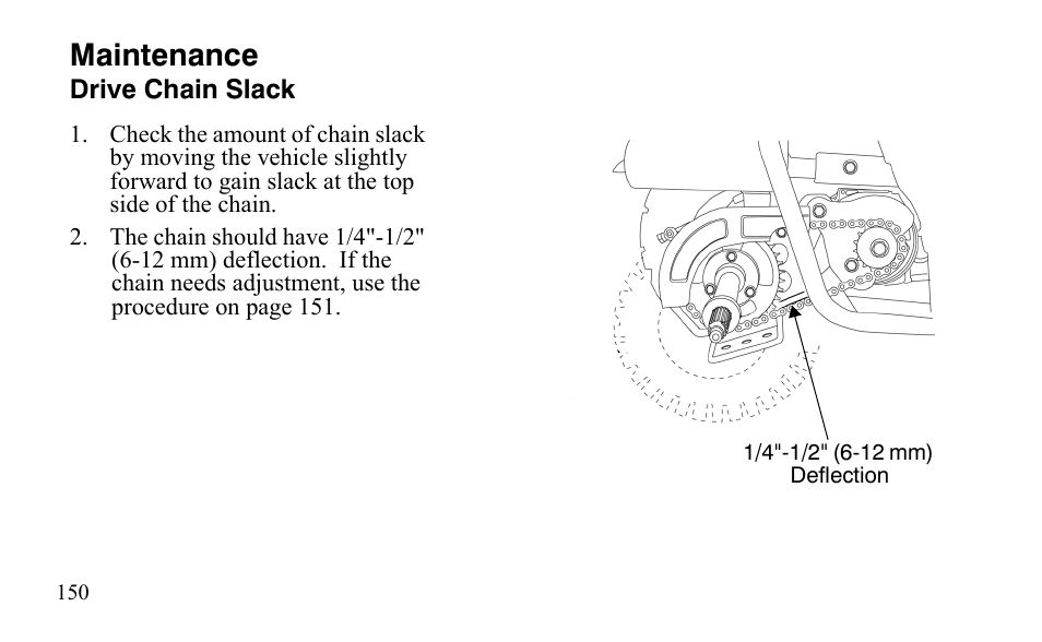Maintenance | Polaris Outlaw 9921488 User Manual | Page 153 / 199