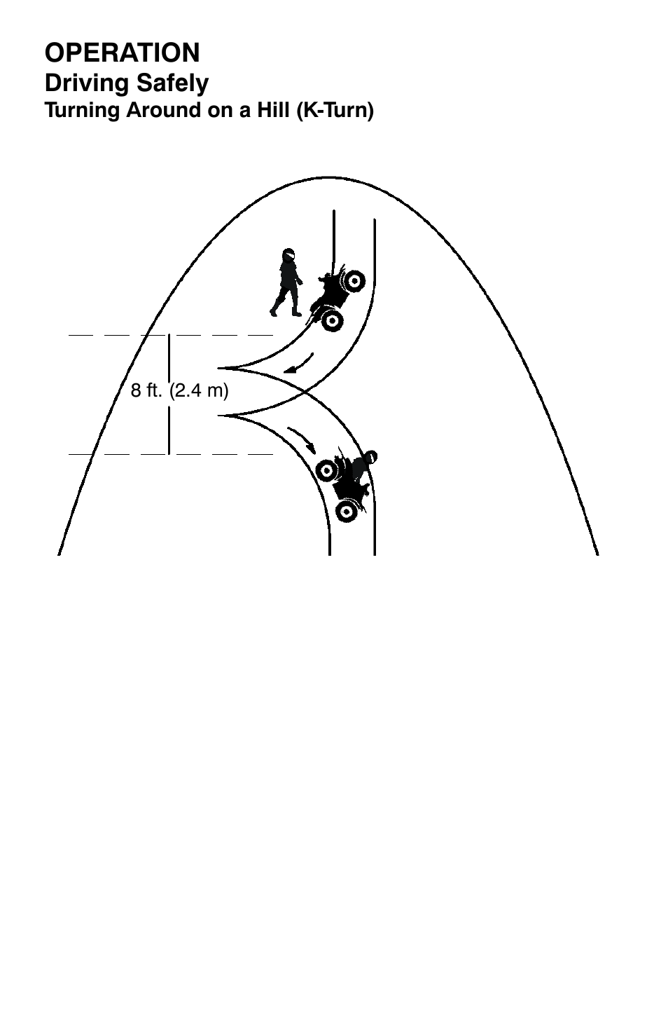 Operation, Driving safely | Polaris Sportsman 9921477 User Manual | Page 68 / 143