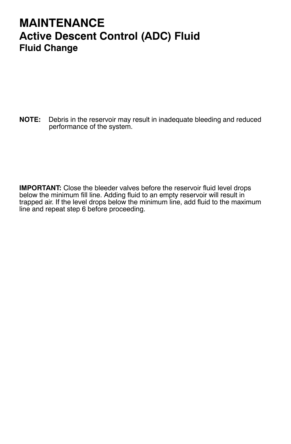 Maintenance, Active descent control (adc) fluid | Polaris Sportsman 9921477 User Manual | Page 90 / 143