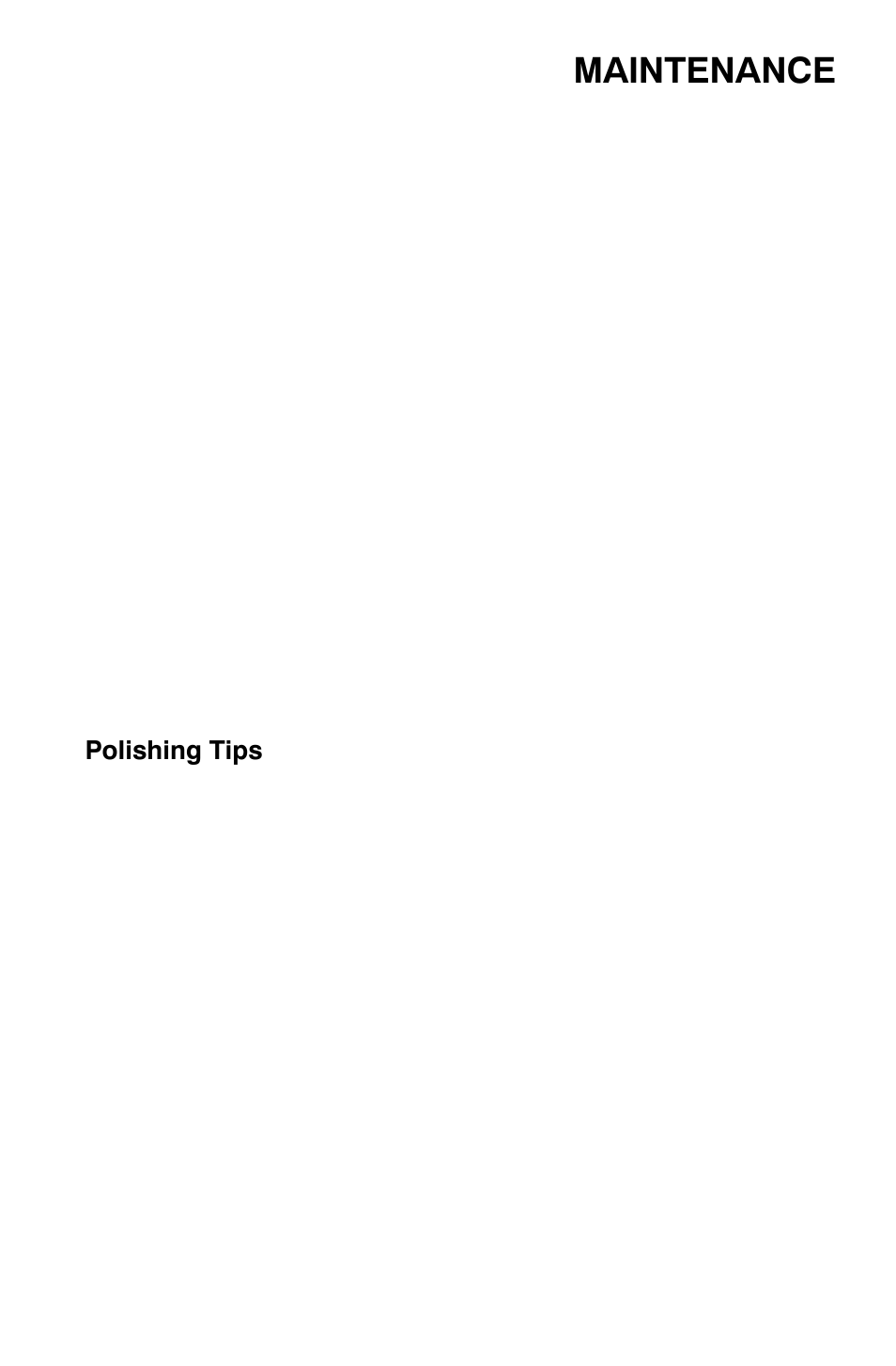 Maintenance, Cleaning and storage | Polaris Trail Boss 9921784 User Manual | Page 100 / 120