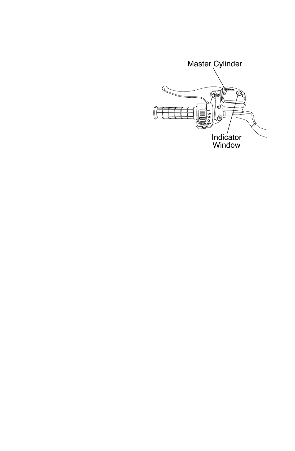 Features and controls, Brake fluid | Polaris Trail Boss 9921784 User Manual | Page 35 / 120