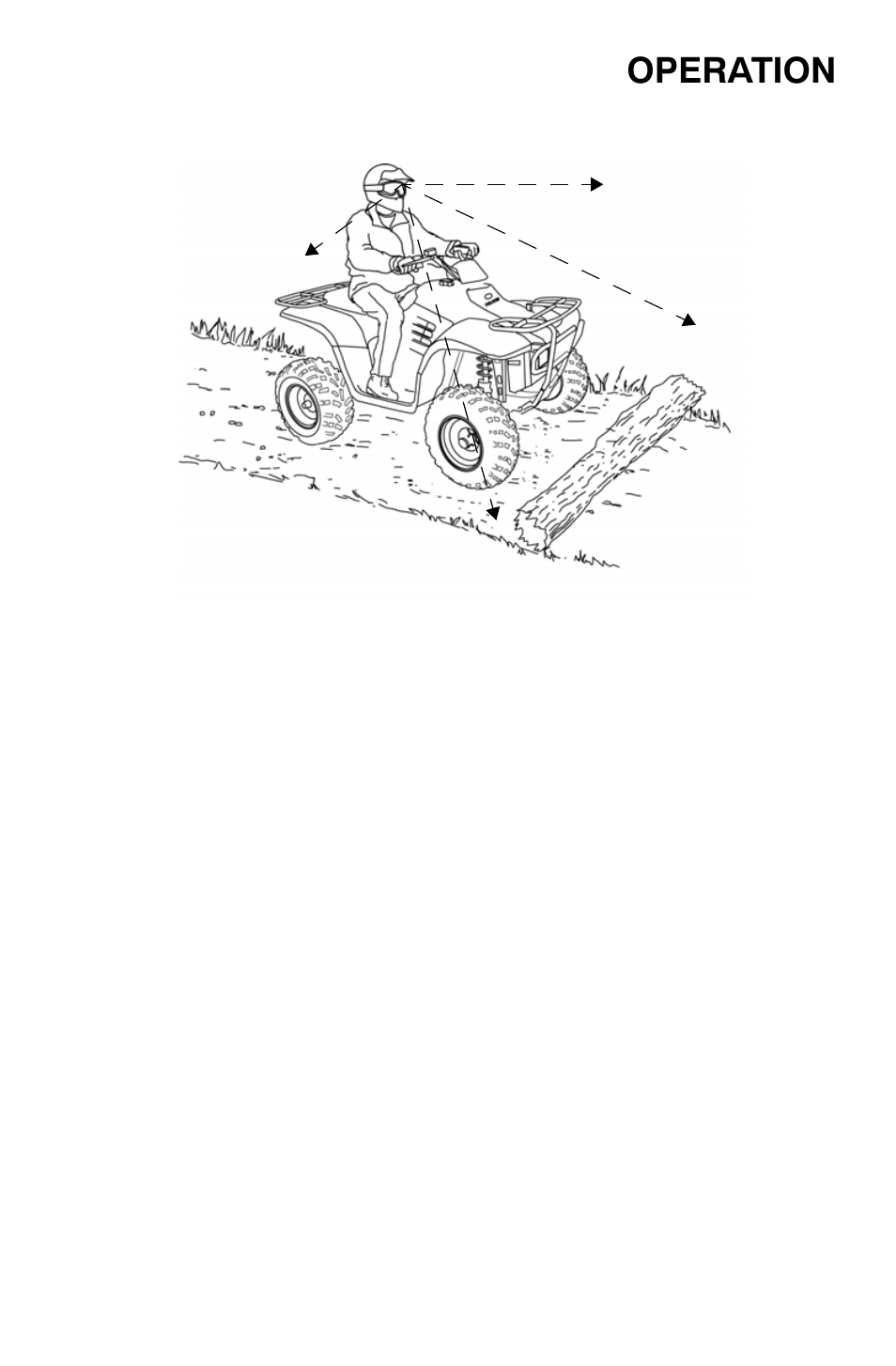 Operation, Driving over obstacles | Polaris Trail Boss 9921784 User Manual | Page 54 / 120