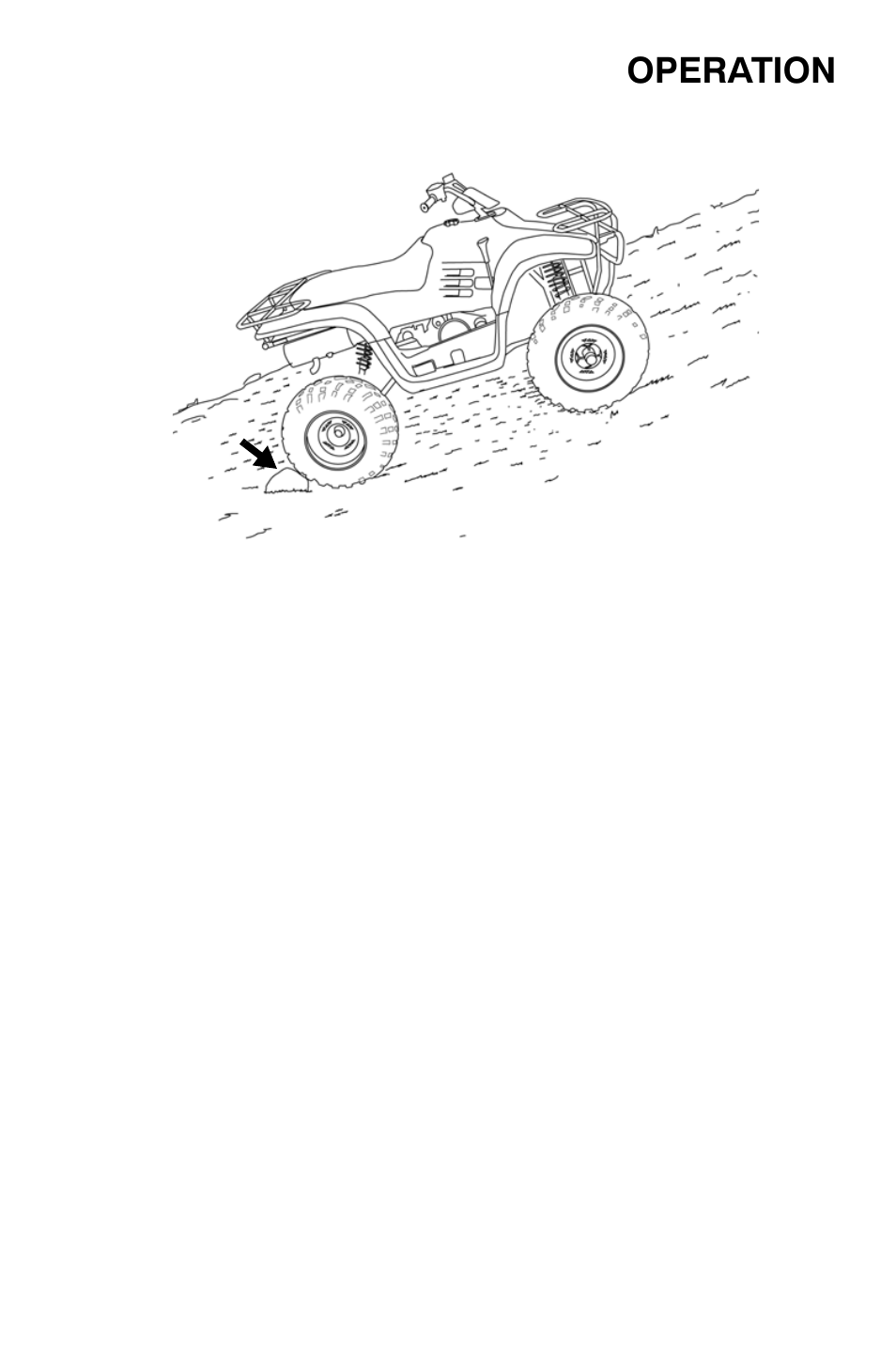 Operation, Parking on an incline | Polaris Trail Boss 9921784 User Manual | Page 56 / 120