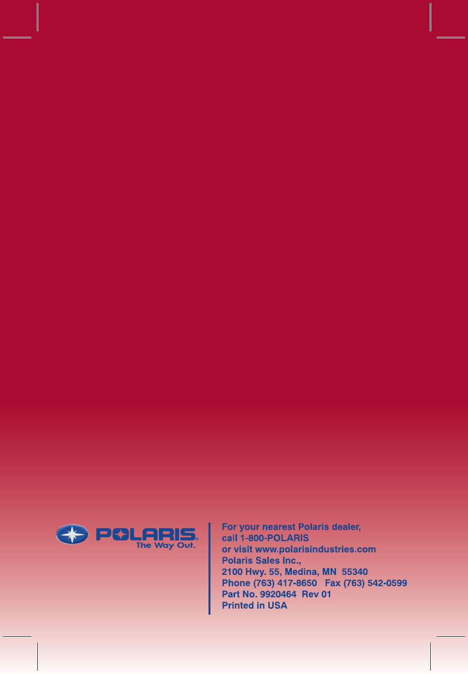 Polaris 600 HO IQ Touring CFI User Manual | Page 2 / 155