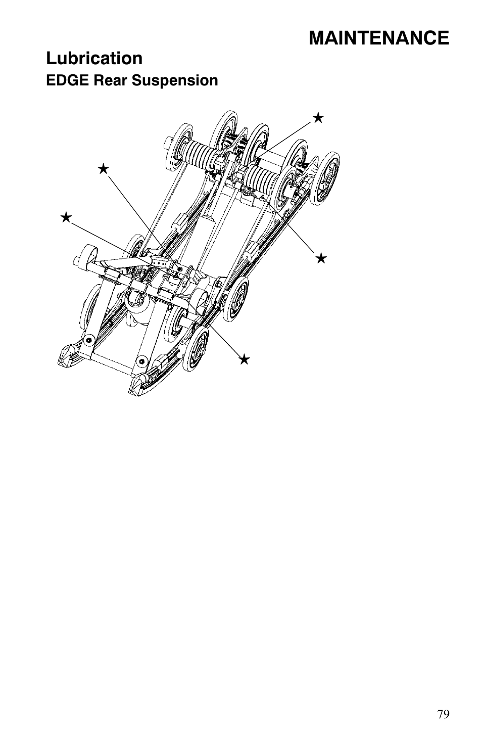 Maintenance, Lubrication | Polaris 500 XC SP User Manual | Page 82 / 148