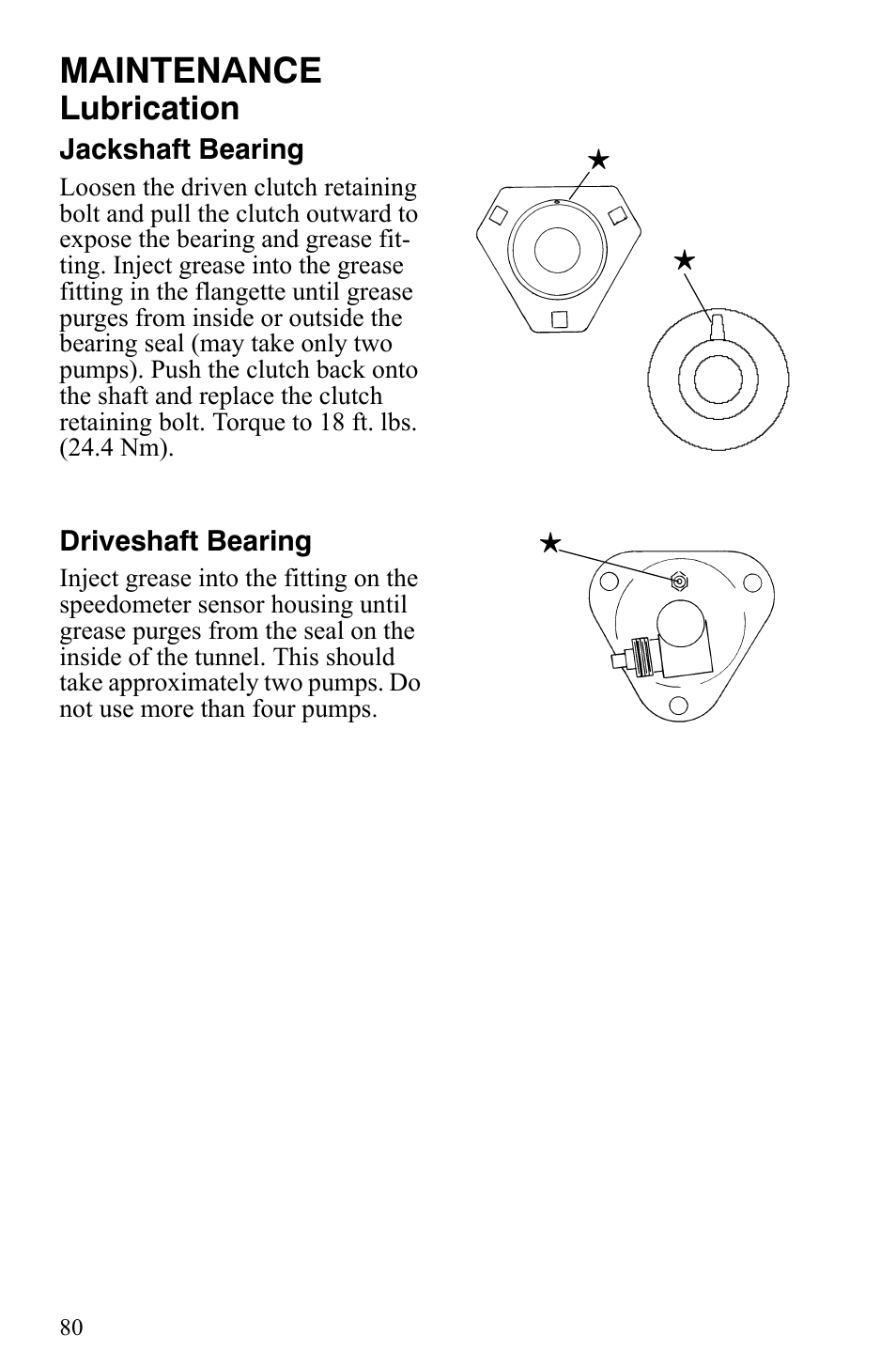 Maintenance, Lubrication | Polaris 500 XC SP User Manual | Page 83 / 148