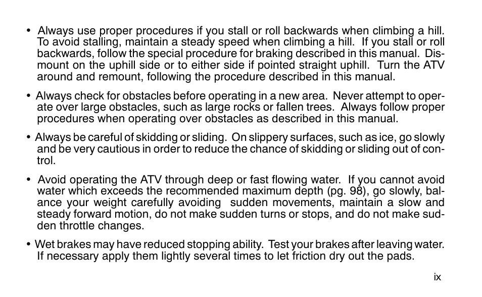 Polaris Sportsman 90 User Manual | Page 12 / 220