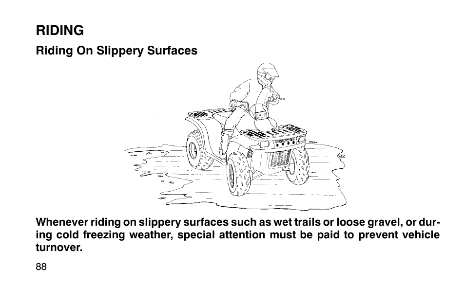 Riding | Polaris Sportsman 90 User Manual | Page 124 / 220