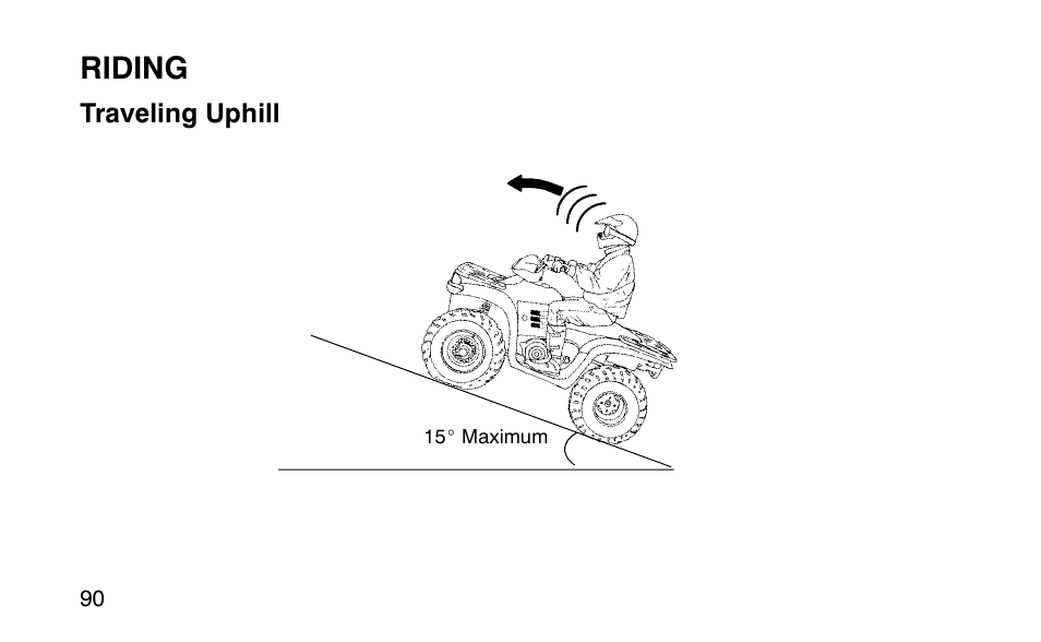 Riding | Polaris Sportsman 90 User Manual | Page 126 / 220