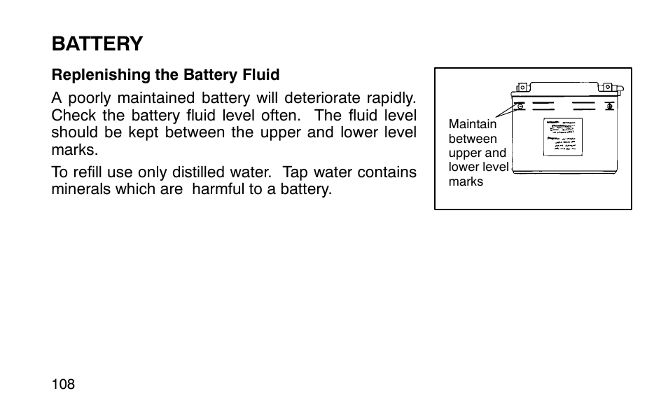 Battery | Polaris Sportsman 90 User Manual | Page 144 / 220