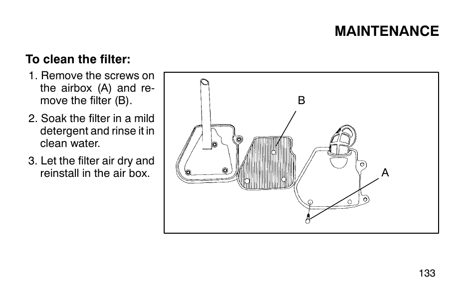Maintenance | Polaris Sportsman 90 User Manual | Page 169 / 220