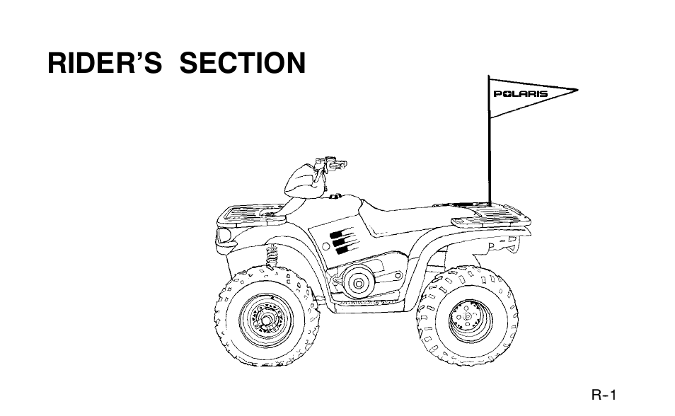 Polaris Sportsman 90 User Manual | Page 17 / 220