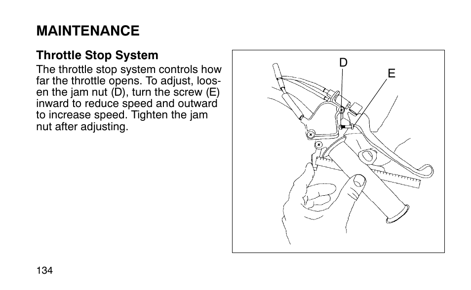 Maintenance | Polaris Sportsman 90 User Manual | Page 170 / 220