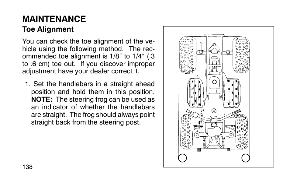 Maintenance | Polaris Sportsman 90 User Manual | Page 174 / 220