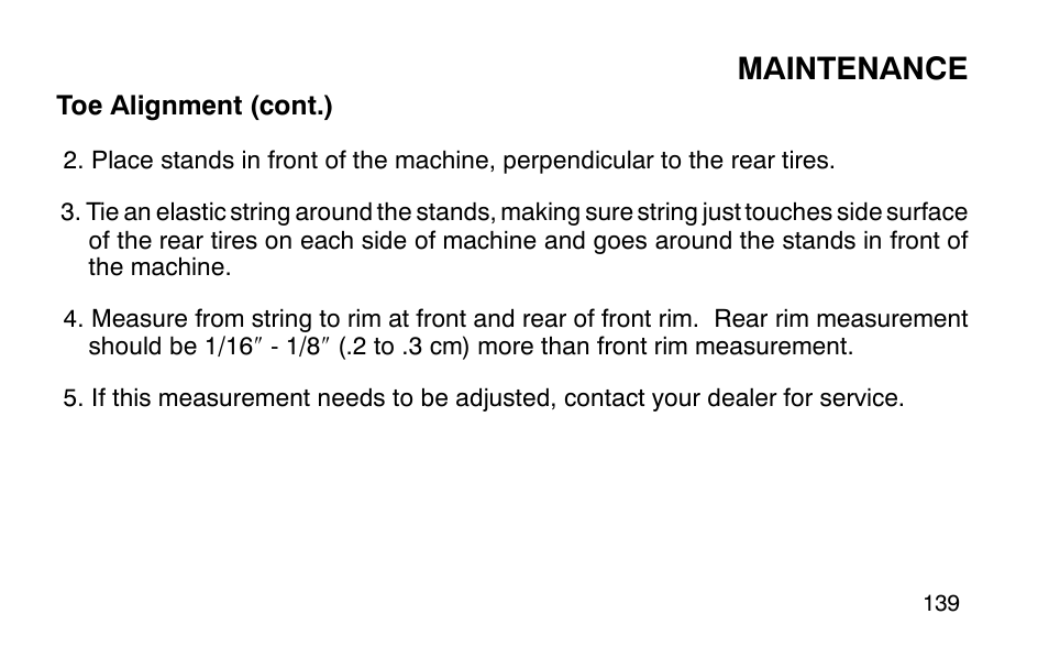 Maintenance | Polaris Sportsman 90 User Manual | Page 175 / 220
