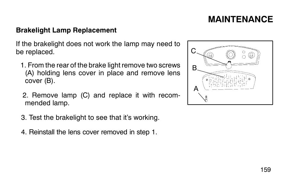 Maintenance | Polaris Sportsman 90 User Manual | Page 195 / 220