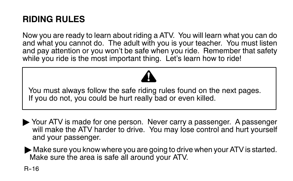 Polaris Sportsman 90 User Manual | Page 32 / 220