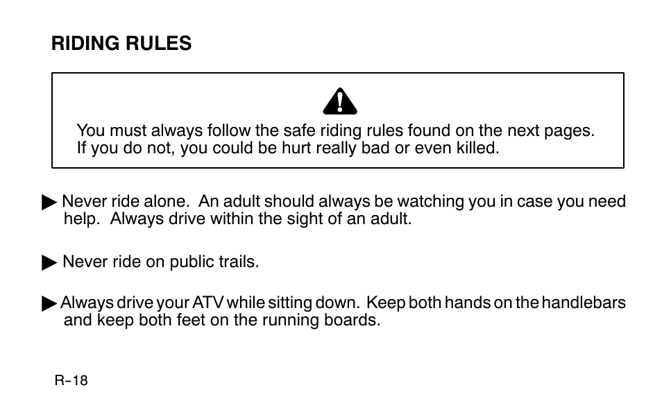 Polaris Sportsman 90 User Manual | Page 34 / 220