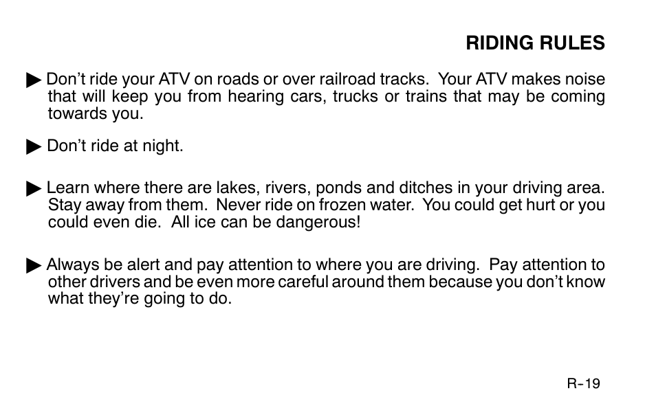 Polaris Sportsman 90 User Manual | Page 35 / 220