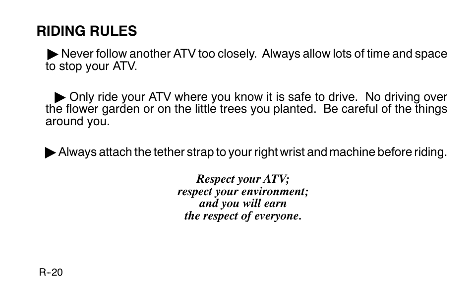 Polaris Sportsman 90 User Manual | Page 36 / 220