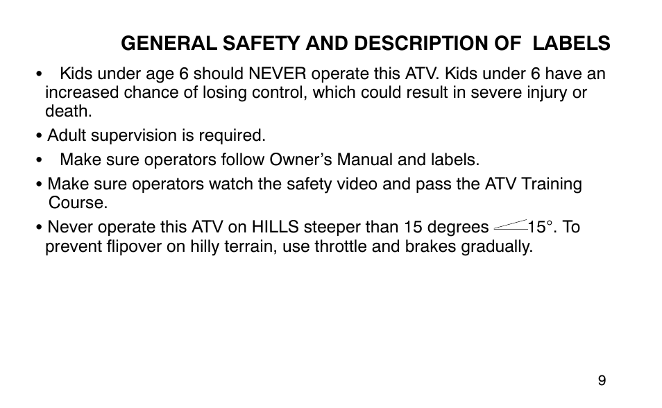 Polaris Sportsman 90 User Manual | Page 45 / 220