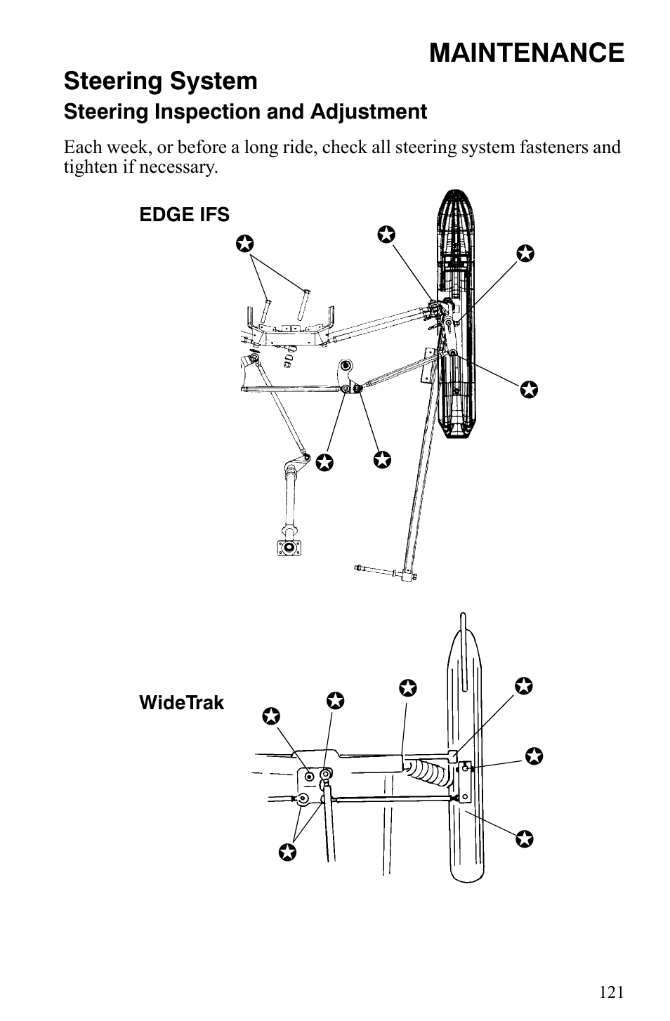 Maintenance | Polaris Indy 340 Touring User Manual | Page 124 / 159