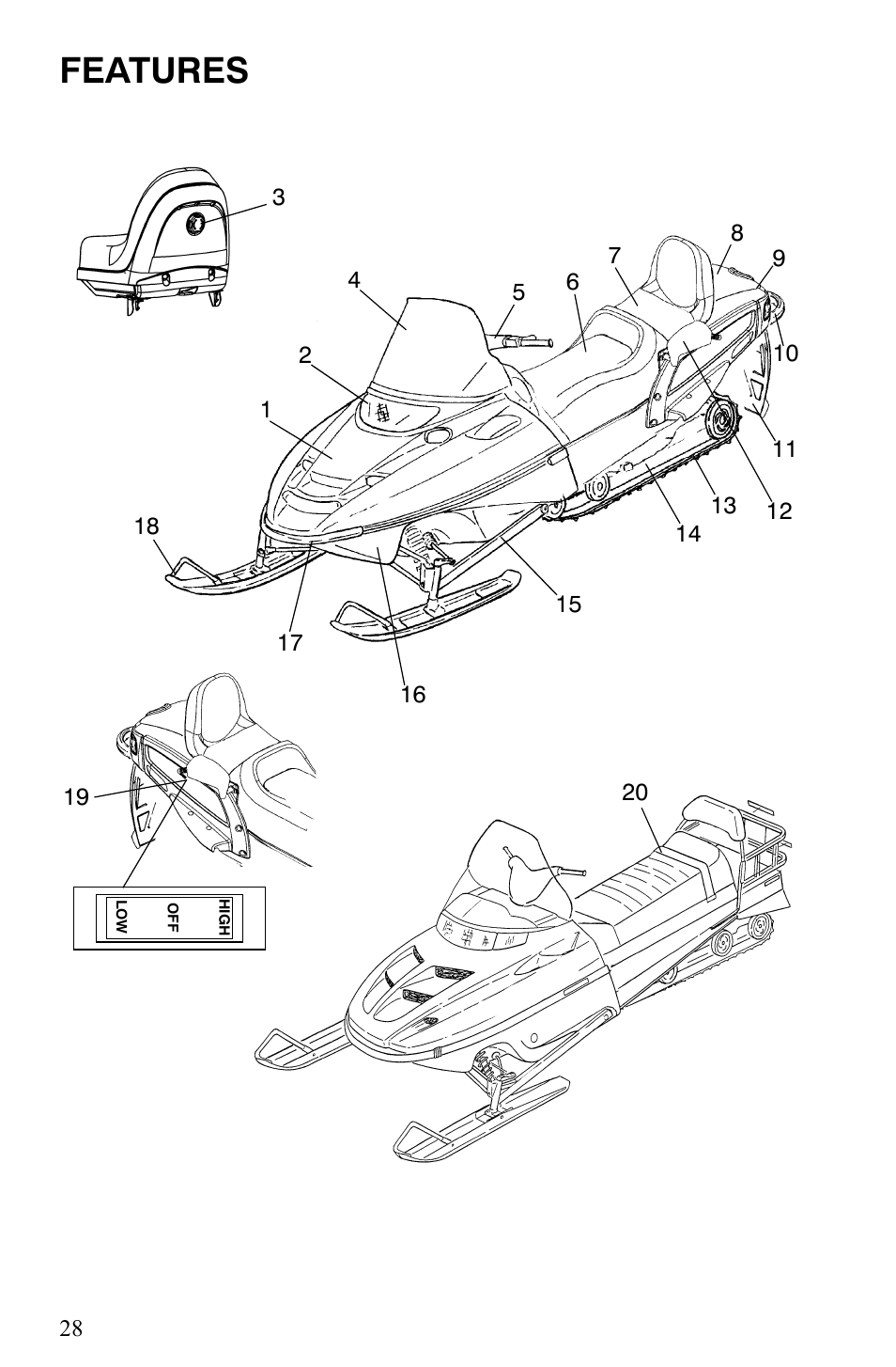 Features | Polaris Indy 340 Touring User Manual | Page 31 / 159