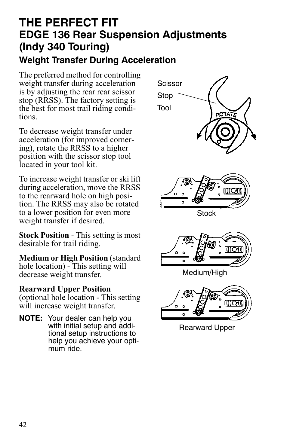 The perfect fit | Polaris Indy 340 Touring User Manual | Page 45 / 159